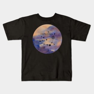 Capricorn Zodiac Kids T-Shirt